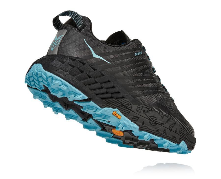 Hoka One One Trailove Tenisky Damske Čierne - Speedgoat 4 GORE-TEX - 91637-UEAN